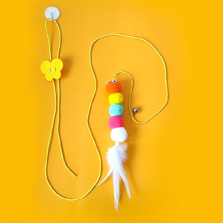 Replacement Cats Toy Game Fishing Poles Self Playing Hanging Toy Training Toy for Stimulating Pet Playing