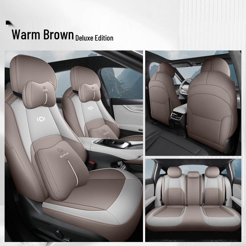 Qiyuan A07 Universal Leather Car Seat Cushion - All-Season Comfort