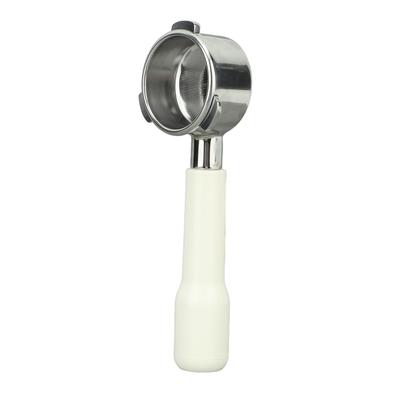 Portafiltro Bottomless 54mm Acciaio Inossidabile 3 Orecchie Portafiltro Caffè per Breville 8 Tipo C2 Bianco