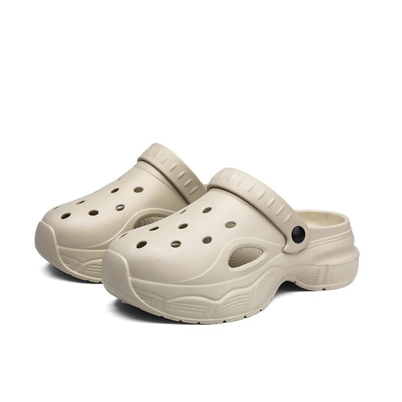 Hole Shoes Men's New Summer Thick-soled Driving Non-slip and Wear-resistant Outer Wear Beach Bag Head Sandals