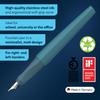 Schneider TOMO Fountain Medium Nib 1 Pen, (Deep Sea, Blue), pen, Cartridge/Converter Compatible.
