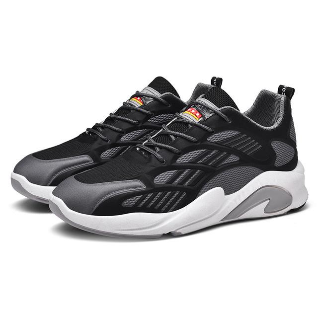 

Мужская обувь, мужские дышащие кроссовки на мягкой подошве, студенческие удобные кроссовки, трендовая уличная повседневная обувь, Zapatillas Hombre 40 чёрный