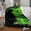 Custom Name Dark Magic blanket for Couch & Bed, Plush Cozy Fuzzy Blanket Super Soft & Warm Blankets for Fall and Winter. 090886