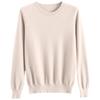 Women's Casual Lace Round Neck Base Layer Knitted Long Sleeve Solid Color Sweater