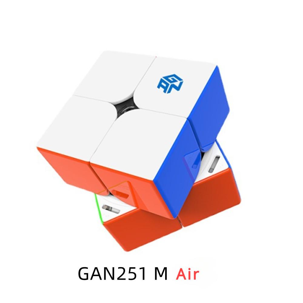 

GAN 251 M Pro Magnetic Speedcube Gan251m Air Leap 2x2 Explorer Speed Cube Professional Magic Cube Puzzle Toys for Children