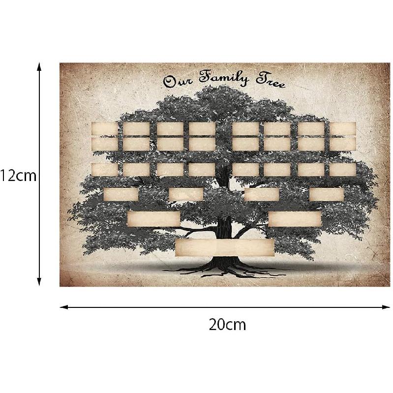 

Постер-схема генеалогии семейного древа, Схема семейного древа, Постер генеалогии поколений Пустая заполняемая схема родословной, Семейная фотография большого формата