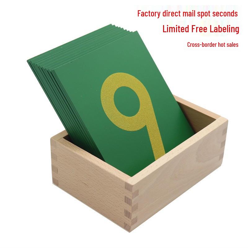 Montessori Math Board: Early Education Center for Number Learning & Recognition