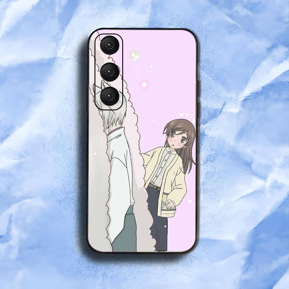 T-Tomoe Kamisama Luxury Black Phone Case For Samsung Galaxy S23 S24 S25 Ultra S22 Plus S21