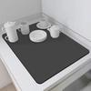 Dish Drying Mat Super Absorbent Drying Mat Non-Slip Design Solid Color Extra-Large Kitchen Countertop Protector Mat
