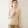 2025 Women's Cashmere Round Neck Loose Knit Sweater - Soft, Fluffy, Versatile Outerwear for Autumn and Winter