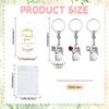 Angel Keychains With Organza Bags & Gift Tags For 30 Guests, Baby Shower Guest Gifts Baptism Favors Wedding Favors For Guests