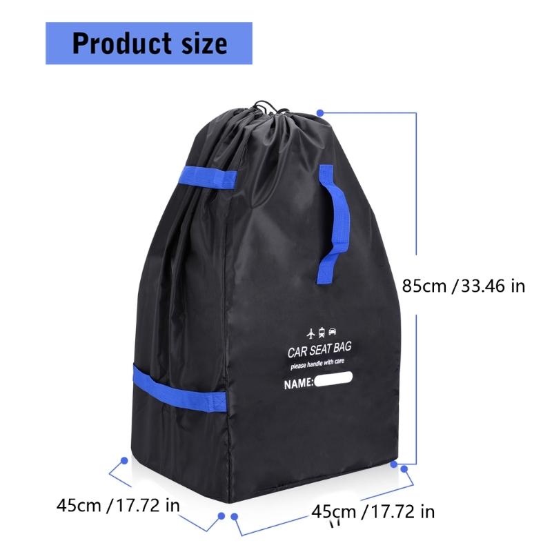 Lightweight Portable Storage Bag For Baby Car Seat Quick Fold 300D Oxford Backpack Enhances Impact Resistance