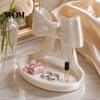Elegant Jewelry Dish 3D Printed Bow Organizer Tray, Decorative Ribbon Ring Holder for Beauty Accessory Rings Earrings Necklace, Vanity Storage