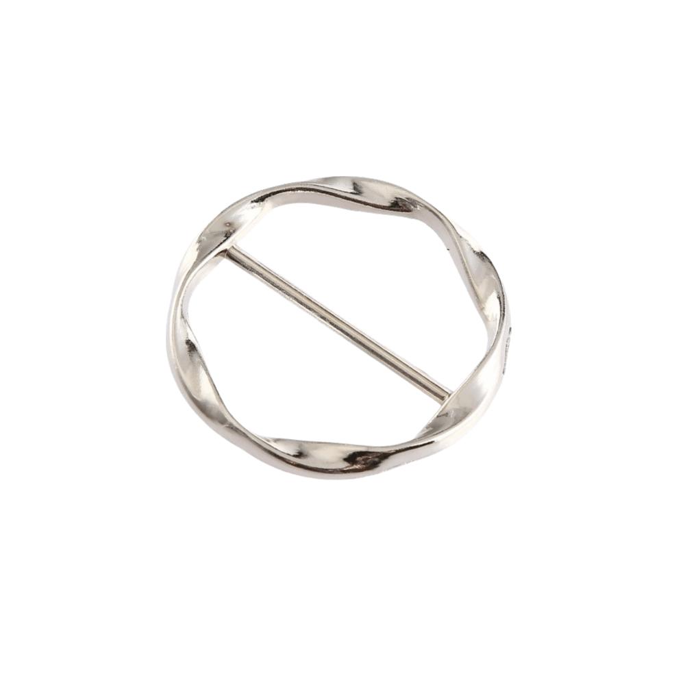 Fashion Adjustable Shirt Ring Belt and Scarf Belt Accessories Belt Buckle Multipurpose Scarf Buckle Daily Use