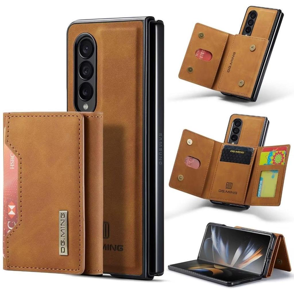 Veske For Samsung Z Fold 5 3 Z fold 4 S23 S22 S21 Ultra S20 A12 A22 A32 A52 A13 A33 A53 A14 A24 A34 A54 Flip Magnetic Leather Wallet Stand Cover