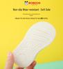 Babu Dou Plush-Lined Non-Slip Toddler Shoes for Boys & Girls, Winter Warmth with Soft Sole.
