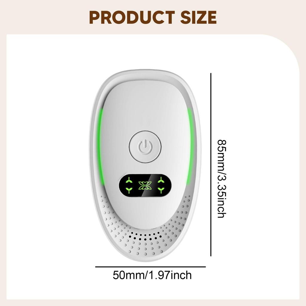 Small Home Air Purifier Silent Portable Anion Dust Removal Air Cleaner for Office Living Room Pet Odor