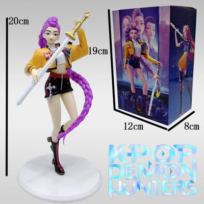 Νέο Kpop Demon Hunters Φιγούρα Παιχνίδι Κινούμενα Σχέδια Rumi Action Figure PVC Διακόσμηση Γραφείου Μοντέλο Κούκλα Παιχνίδι Δώρο για Φίλους