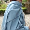 High-End Women's White Cashmere Wool Scarf Shawl - Winter 2025 Collection