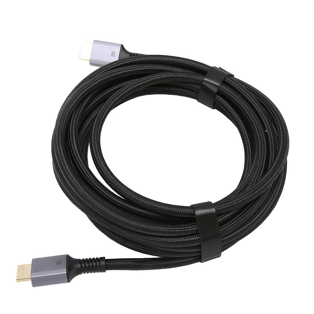 8K HD Multimedia Interface Cable 6.7mm Wire Diameter Pure OFC Conductor HD Multimedia Interface 2.1