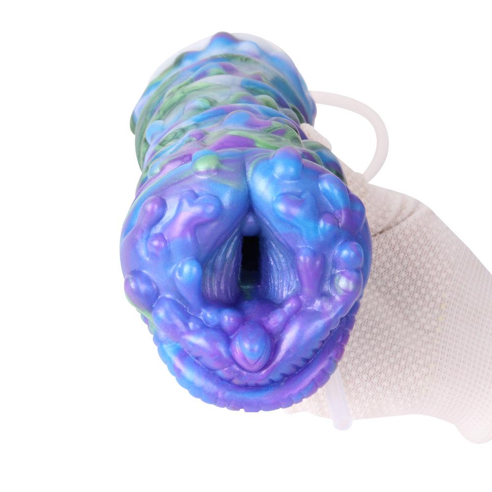 Water Squirting Masturbation Cup Silicone Masturbator for Men Manual Penis Training Sex Toy Pussy Anal Doll