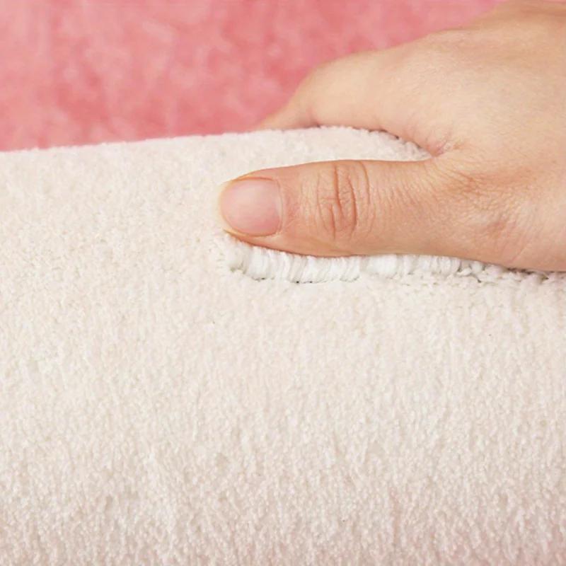 Extra Soft Fluffy Floral Polyester Rug-Non-Slip Machine Washable Plush Shaggy Rug Irregular Shape for Bedroom Living Room Decor