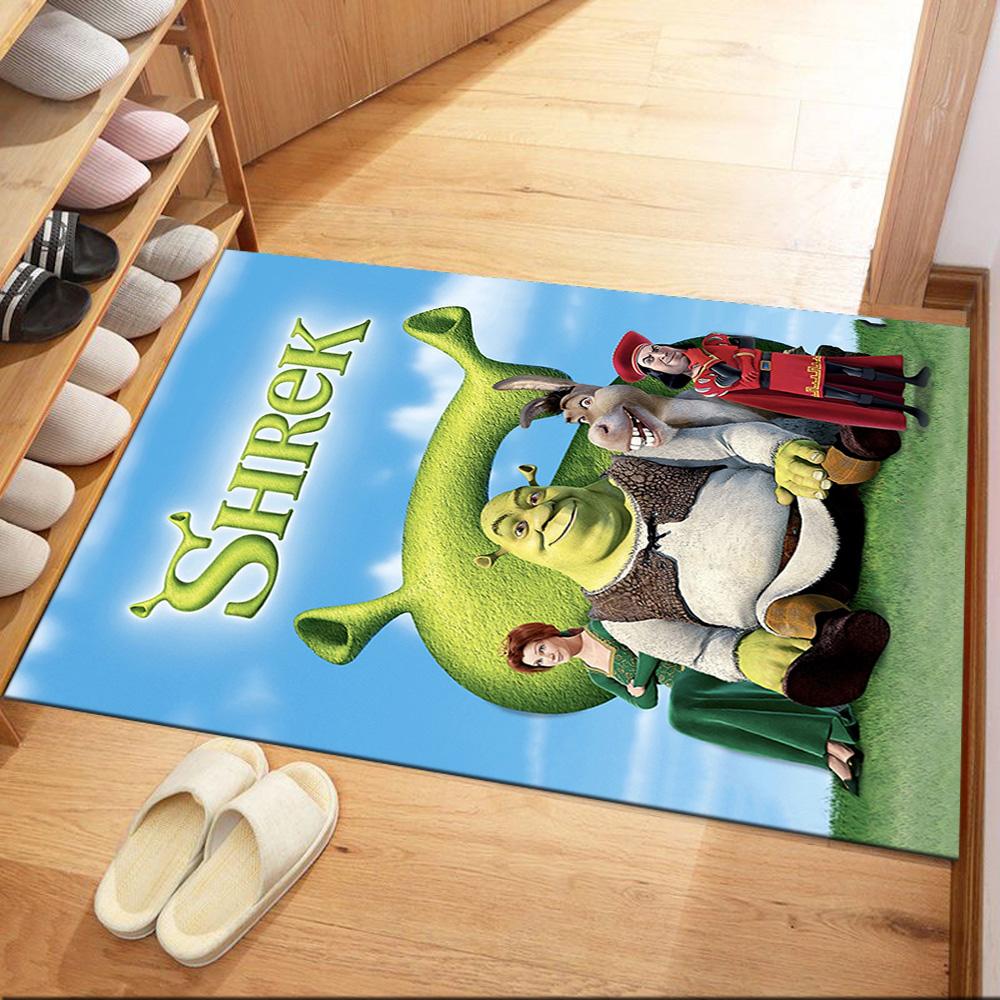 Shrek's Epic Adventures Square Rugs Are a Great Choice for Living Rooms, Bedrooms, Home Décor, and As Gifts.
