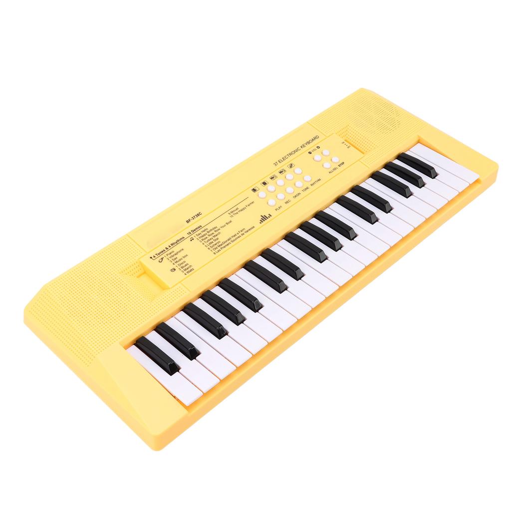 Electronic Piano Keyboard Children 37 Keys Keyboard Piano Educational Instrument Toy with Microphone