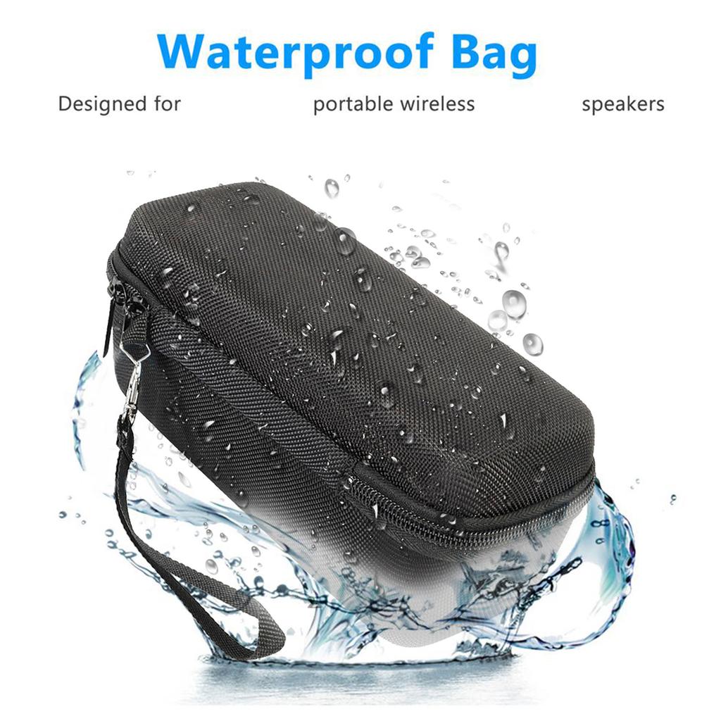 Durability EVA Speaker Case For Flip 7 Portable Speaker Devices Bag With Water And Shock Resistance Perfect For Travel
