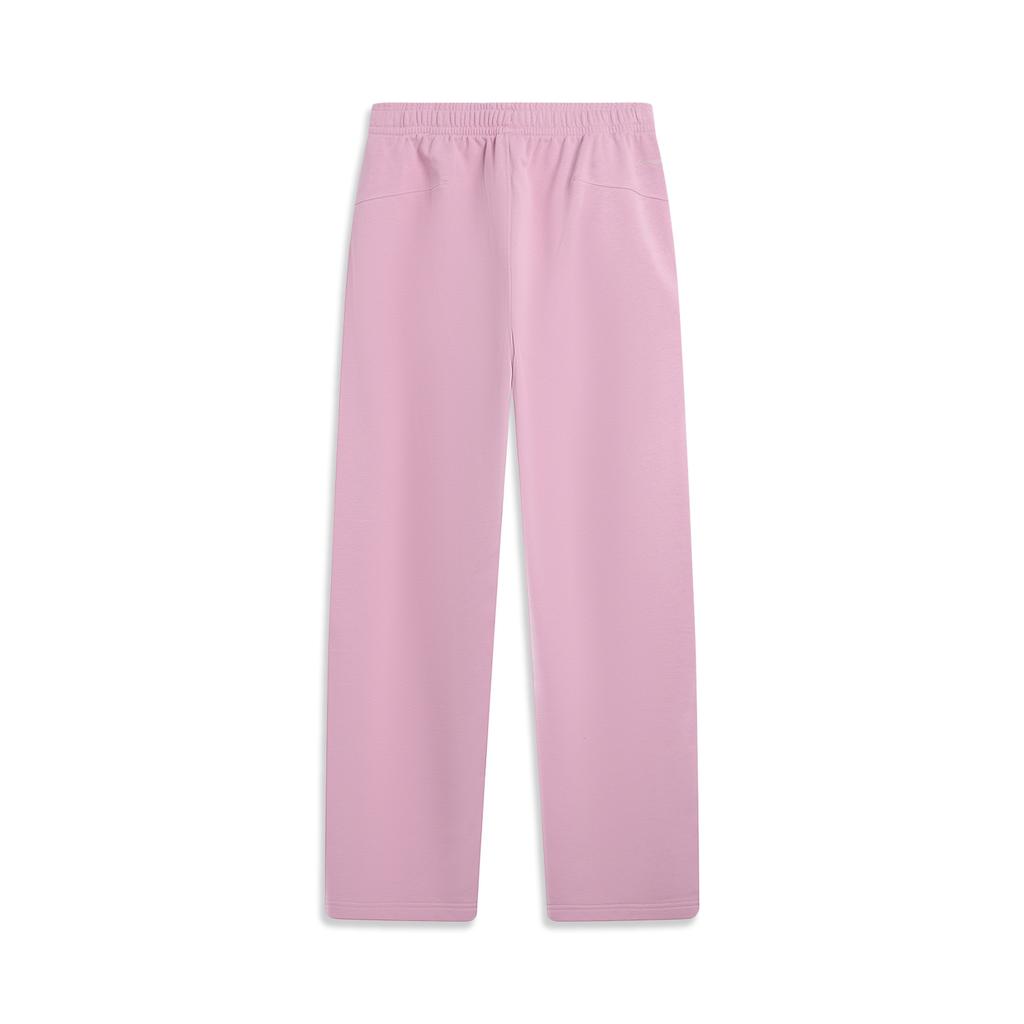 Li-Ning Comfortable Brand Logo Embroidered Knitted Sports Pants Women Bottoms AKLVC16-9