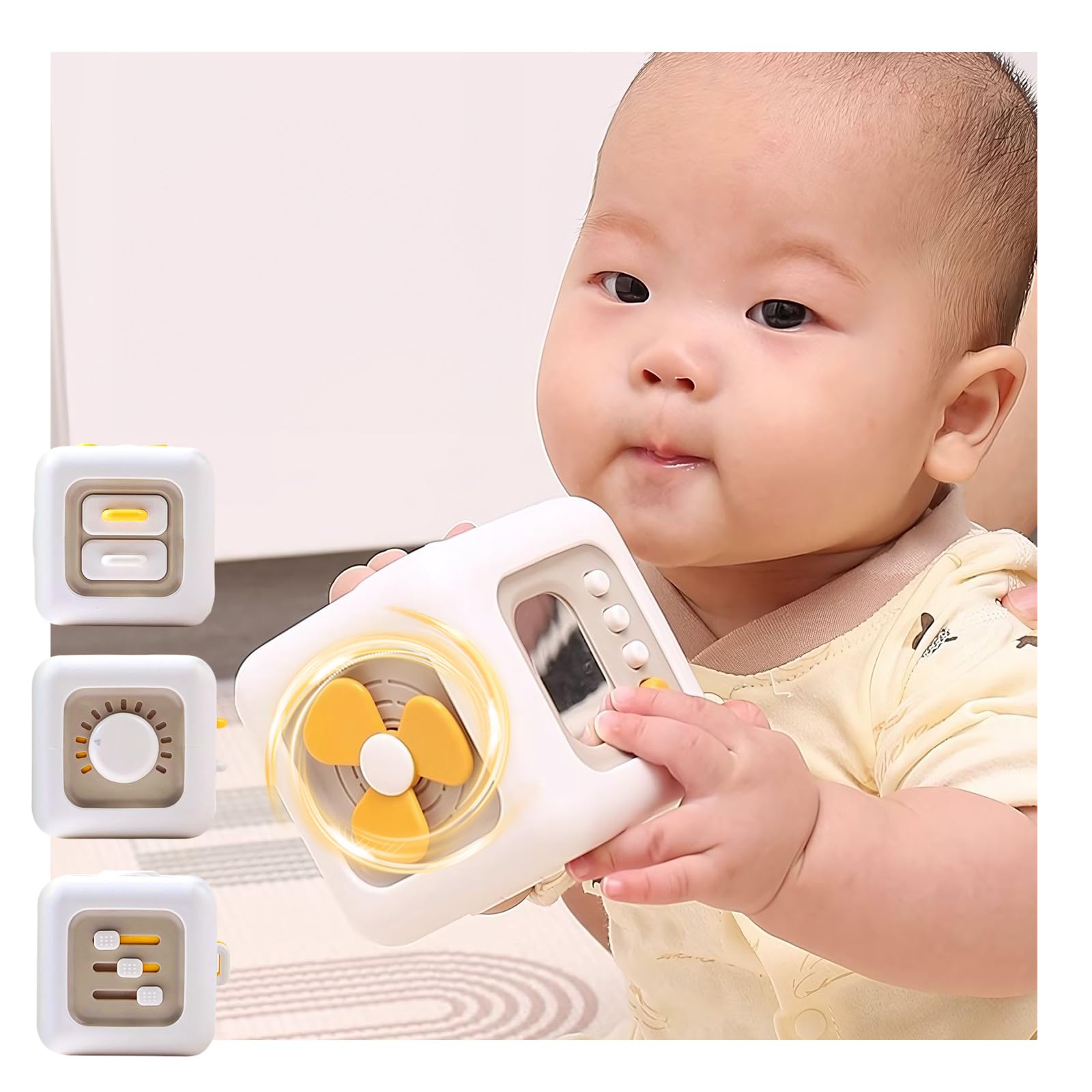 

LittleSo Montessori Cube Baby Toy, Educational Toy for Ages 0, 1, 2, and 3, Multifunctional Children s Toy, Learning Resources, Hands-On Play,