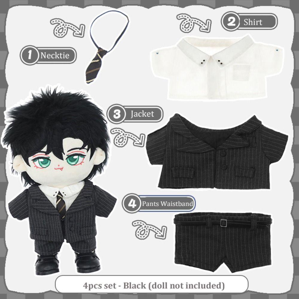 Clothing DIY 20cm Cotton Doll Clothes High Quality Changing Dressing Game Doll's Accessories