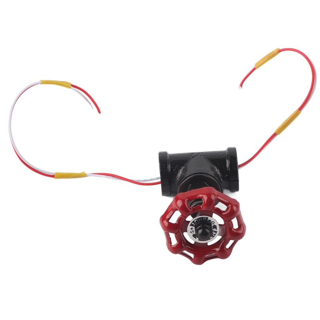 G1/2 Steampunk Style Tee Valve Light Switch with Wires for Industrial Robot Table Lamp Fixture 12V