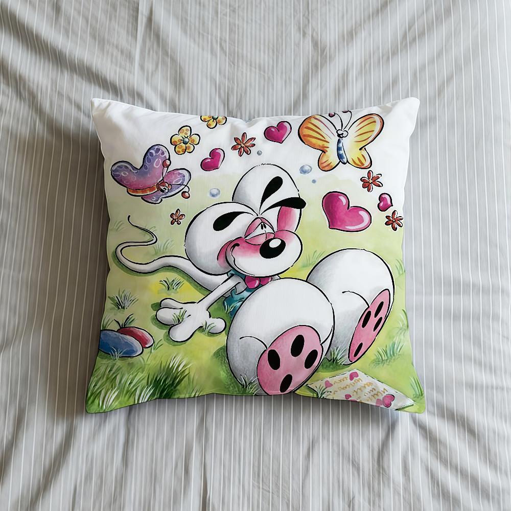 

Cushion Cover Soft Cartoon Case For Sofa Living Room D-Diddl Home Comfortable Office Decor Protective Pillow Covers 40cmx40cm