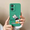 For Vivo Y03t iQOO Z9 Lite U5x Y18i Y18t Y02t Y400 Pro Cute Owl Cellphone Cover Camera Protection Liquid Silicone Anti Slip Shell For Vivo Bumper Case