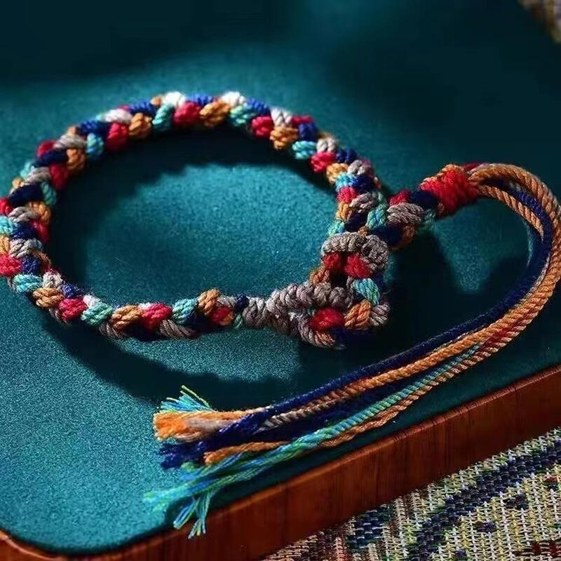 Five-color Bracelet, Buddhist Goods, Accessories, Supplies, Sesa, Five-color Thread Bracelet