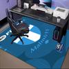Malmö Ff Crest Design Rug Game Carpet, Floor Mat for Bedroom Living Room Entryway Rug, Home Decor Idea Gift for Christmas birthday