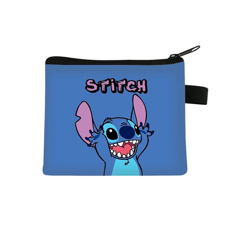 New Stitch Stitch Animation Peripheral Children'S Change Bag Portable Card Bag Coin Key Storage Bag