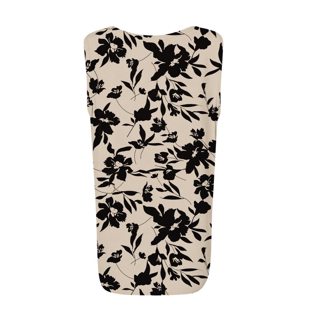 Women's Fashionable Casual Vintage Print Tank Top