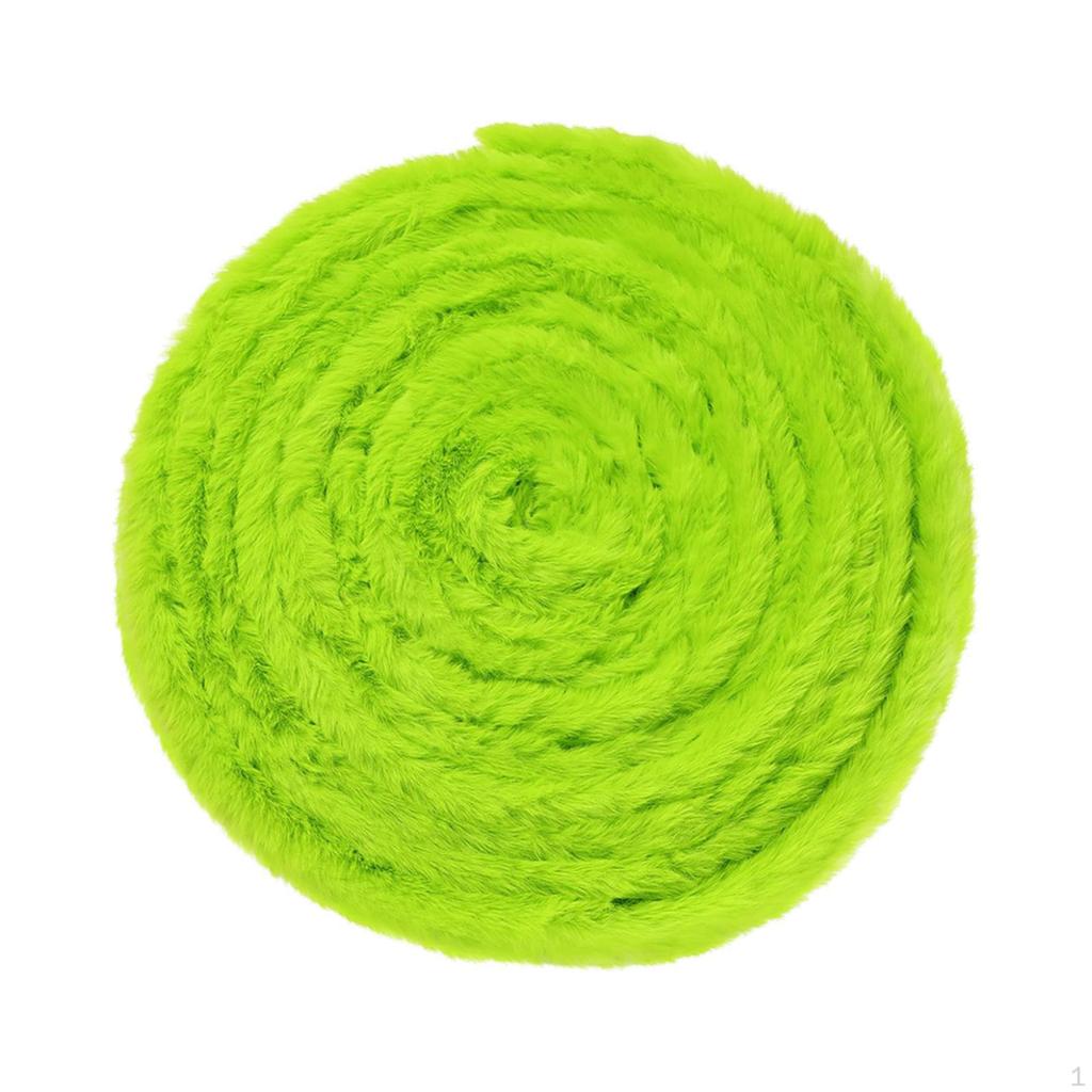 Artificial Fur Ribbon Christmas Tree Skirt 5cm Width 78.74inch Length Furry Strip Trimming