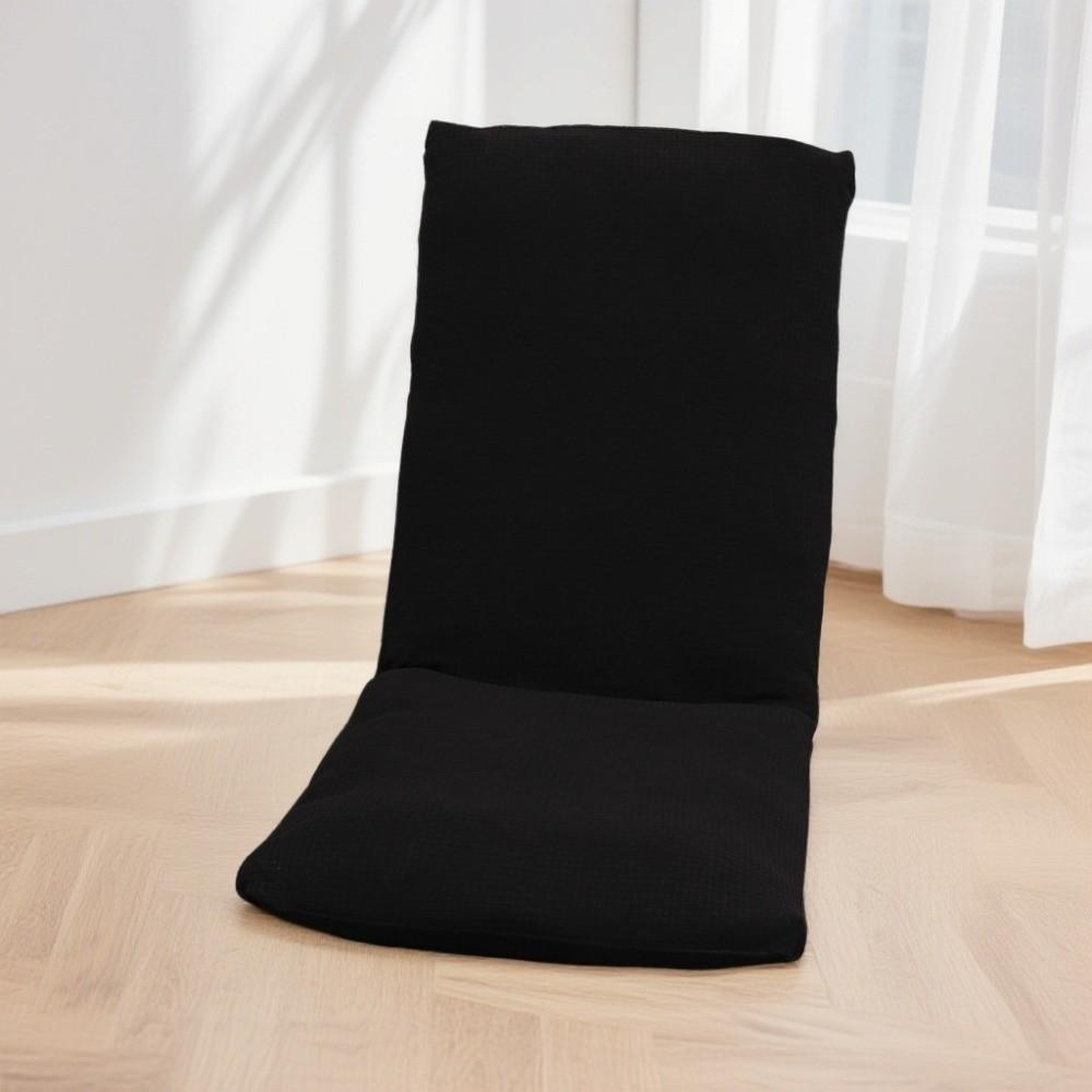 Stretch Tatami Chair Cover Elastic Anti Wrinkle Floor Chair Cover Anti Dirty Breathable Tatami Seat Cover чёрный