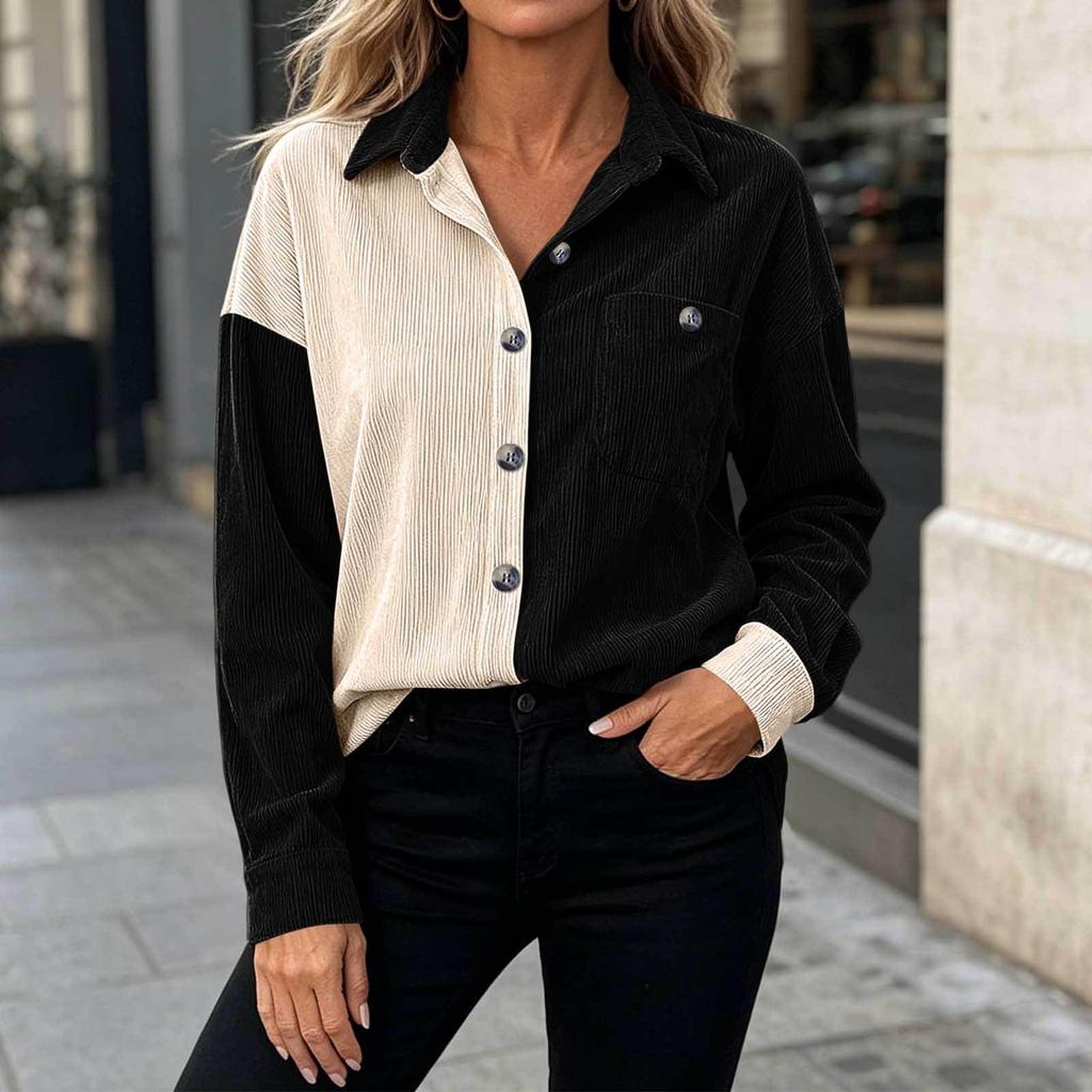 Women's Fashion Long Sleeve Loose Fit Jacket