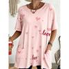 2026 New Summer Short Sleeved T-shirt, 3D Printed Pocket T-shirt, Casual and Fashionable, Plus Size T-shirt