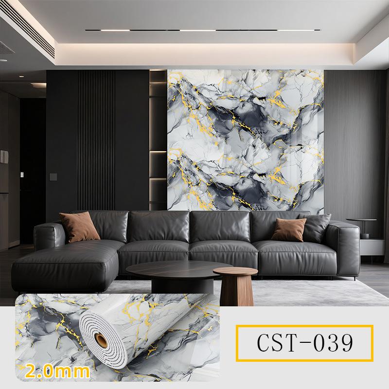 Roll-up Fliesenaufkleber Tapete Selbstklebend Wasserdichte Tapete Verdickter Marmor Verdickte Rolle Dekorative Wandaufkleber