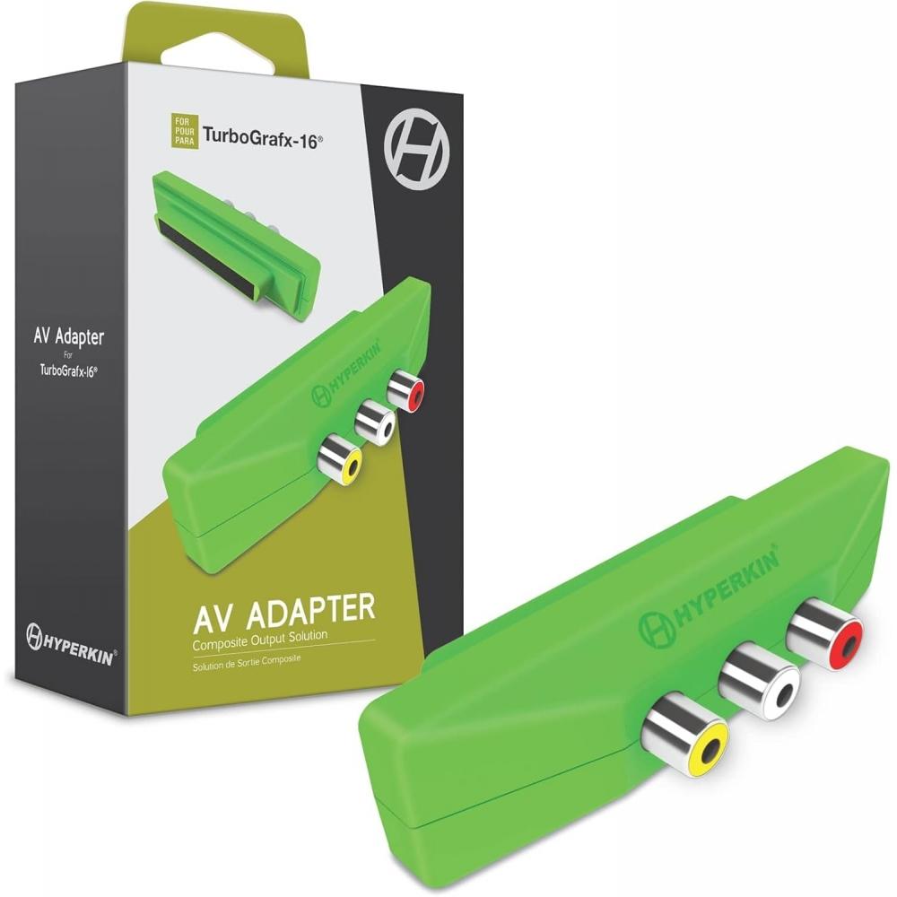 Hyperkin Turbografx 16 Av Adapter Composite Converter For Clear Retro Gaming