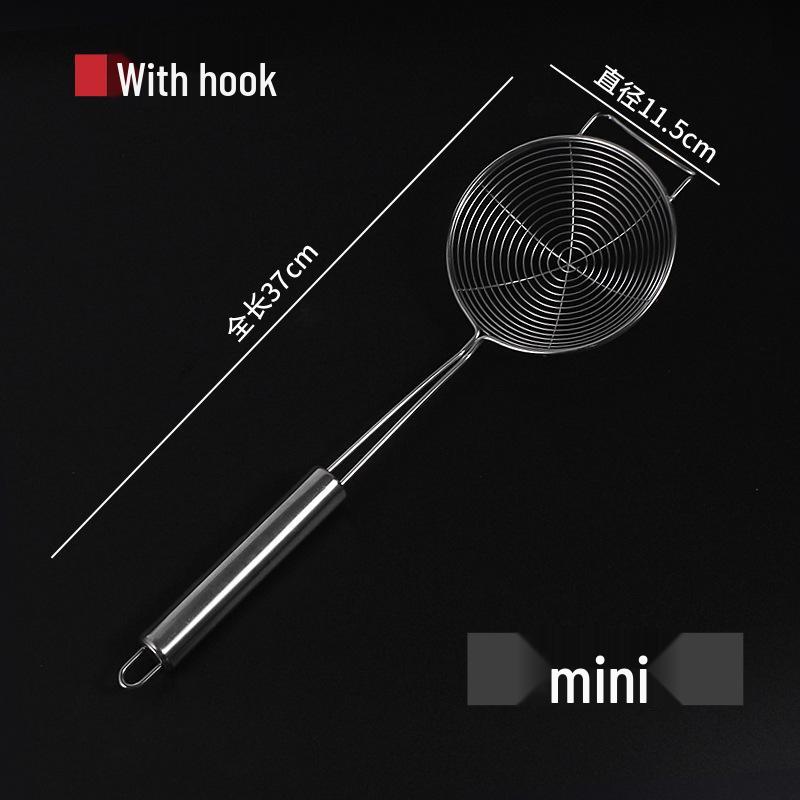 Large Stainless Steel Mesh Skimmer for Frying and Dumpling Straining