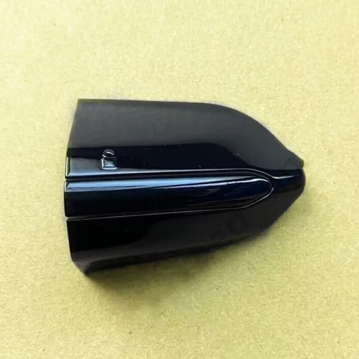 Front Exterior Left Driver Side Door Handle Lock Bezel Cover Cap Fit for Ford Fusion 2013-2020, for Edge 2015-2020 (Black)