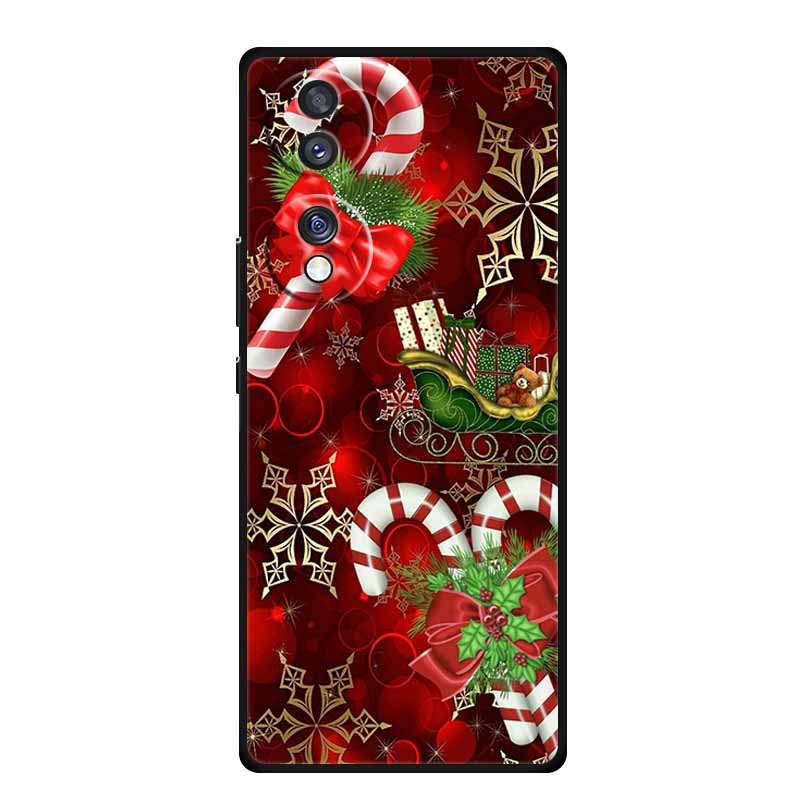 Case For Honor 70 Pro Plus Christmas Soft Silicone TPU Phone Back Cover For Huawei Honor 70 Pro+ Honor70 Lite Cartoon Capa Funda