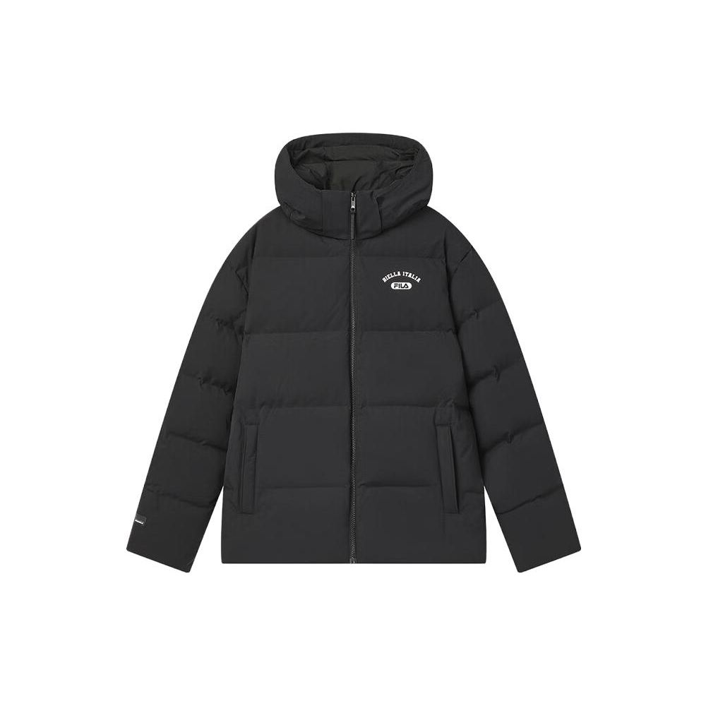 

FILA Letter Zip-Up Hoodie Jacket Unisex jackets Black F11U349901FBK L