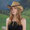Jazz Hat Hollow Design Wide Brim Sun Hat Adjustable Drawstring Cowboy Hat Breathable Lightweight Summer Outdoor Hat